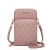 Foreign Trade Factory New Embroidered Mobile Phone Bag Shoulder Crossbody Retro Female Rhombus Large Wallet Coin Purse Card Holder Y116