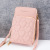 Factory Wholesale Embroidered Two-Layer Zipper Mobile Phone Bag Korean Style Versatile Student Minimalist Small Shoulder Bag Mini Bag for Women