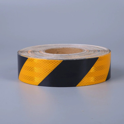 5cm Two-Color Reflective Adhesive Tape Body Reflective Film Traffic Reflective Sticker Reflective Warning Tape Reflective Material