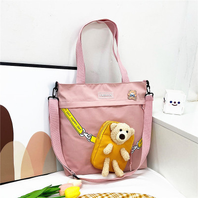 Korean Style Primary School Student Crossbody Bag Make-up Bag Girl Cute Bear Tuition Bag Girl Children's Homework Handbag