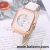 Fashion Hot Sale Square Women's Watch Casual Korean Style Belt Fashion Quartz Watch Douyin Online Influencer Women's Watch