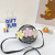 Flower Children's Bags 2022 New Trendy Korean Fashion Sequins Decorative Small round Bag Western Style Girls' Shoulder Messenger Bag