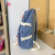  Preppy Style Trendy Backpack Backpack Large Capacity Early High School and College Student All-Matching Casual Backpack