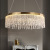 Light Luxury Crystal Chandelier Italian Living Room Main Lamp Bedroom Room Dining-Room Lamp Post-Modern Minimalist Creative Tassel Lamps