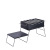 Outdoor Picnic Stainless Steel Barbecue Grill Grill Folding Charcoal Oven with Table Portable Picnic Wholesale