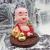 Ruyi Smiling Buddha Solar Energy Little Shaking Head Monk Car Zen Ornament Decorative Light Energy Doll Home Car Supplies