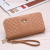 New Women's Long Double-Pull Mobile Phone Bag Bee with Exquisite Embroidery Thread Large Capacity Multiple Card Slots Cross-Border Customization