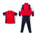 and Secondary School Children Class and School Uniforms Kindergarten Suit Color Matching Printing Sportswear Casual Suit
