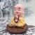 Ruyi Smiling Buddha Solar Energy Little Shaking Head Monk Car Zen Ornament Decorative Light Energy Doll Home Car Supplies