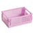 Folding Storage Basket Plastic Hollow Children's Toy Storage Basket Desktop Storage Basket Books Storage Box Snack Box