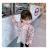 Leopard Cardigan Baby Knitted Coat 2022 Autumn New Children 'S Round Collar Sweater Korean Style One To Be Delivered