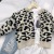 Leopard Cardigan Baby Knitted Coat 2022 Autumn New Children 'S Round Collar Sweater Korean Style One To Be Delivered