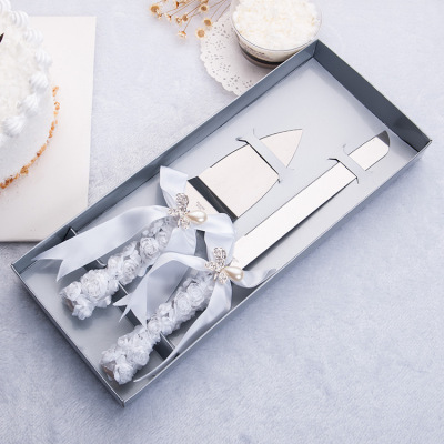European-Style Knife and Fork Gift Set Wedding Souvenir 21 22 23 24 Wedding Stainless Steel Cake Knife and Shovel