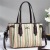 2022 New Style Striped Inkjet Texture Western Style Large Capacity One Shoulder Crossbody Texture Cross-Border Women's Bag Factory Direct Supply