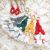 Handmade Cotton Braided Christmas Tree Ornaments Bohemian Nordic Ins Handmade Home Festival Decoration Ornaments