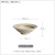 Stoneware Rain-Hat Shaped Bowl Large Soup Bowl Ramen Bowl Salad Bowl Ceramic Creative Hotel Tableware Trumpet Bowl