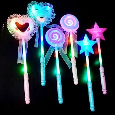 Luminous Toy Light Stick Pig Stick Hand-Held Magic Stick Small Gift Children's Performance Flash Love Stick Stall