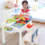 Block Table 5 Boys and Girls 3-6 Years Old 7 Children 8 Intellectual Development Size Particles Building Blocks Toy