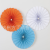 Decorative Single-Layer Paper Flower Thick Fan Handmade Folding Paper Fan Flower Wholesale Pearl Single-Layer Fan