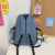  Backpack Large Capacity Fashion Brand Simple Leisure Travel Computer Backpack Female University Junior's Schoolbag Male