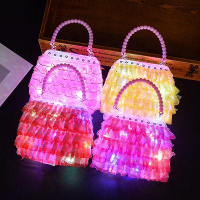 New Luminous Handbag | Girls Playing House Toys | Creative Handmade | Stall Night Market Square Hot Sale