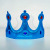 Golden King Crown Cloth Prince Headdress Happy Birthday Cake Decoration Props Children's Birthday Hat