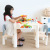Block Table 5 Boys and Girls 3-6 Years Old 7 Children 8 Intellectual Development Size Particles Building Blocks Toy