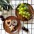 Wooden Tableware Whole Wooden Saucer Japanese Hotel Dim Sum Dish Solid Wood Snack and Fruit Plate Wooden Dish Household Wholesale