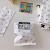 Baking Packaging Flat Bag Simple Cartoon Printing Kraft Paper Bag Socks Decoration Buggy Bag Gift Packaging Bag