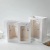 Transparent Handbag Window Gift Bag Birthday Paper Bag in Stock Wholesale Packing Bag
