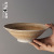 Stoneware Rain-Hat Shaped Bowl Large Soup Bowl Ramen Bowl Salad Bowl Ceramic Creative Hotel Tableware Trumpet Bowl