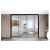 Supply Aluminum Alloy Extremely Narrow Sliding Door Bedroom Kitchen Balcony Tempered Glass Narrow Frame Sliding Door