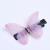 Double-Layer Three-Dimensional Tulle Butterfly Barrettes Internet Celebrity Silk Yarn Simulation Butterfly Sea Clip Fairy Diamond Butterfly Side Clip