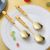 Stainless Steel Spoon Household Soup Eating Spoon Creative Little Yellow Duck Internet Celebrity Children Cute Long Handle Western Food Spoon