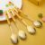 Stainless Steel Spoon Household Soup Eating Spoon Creative Little Yellow Duck Internet Celebrity Children Cute Long Handle Western Food Spoon