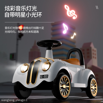New Children's Electric Bubble Car Children's Novelty Smart Toys with Music Light Toy Car Gifts