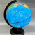 Student Children Teaching Gift Plastic 20cm English Earth Instrument-Charging with Light (Plastic Spray Paint)