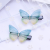 Headdress for Han Chinese Clothing Three-Dimensional Tulle Butterfly Diamond Simulation Butterfly Gradient Fairy Ancient Costume Hair Accessories Antique Hairpin