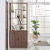 . Light Luxury New Chinese Style Frame Cabinet Partition Screens Wine Cabinet Living Room Home Entrance Shoe Cabinet Solid Wood Porch Antique Shelf