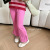 Aimo Baby Children Split Flared Pants 2022 Autumn New Girls' Korean Style Slim Fit High-Elastic Fashion Long Pants