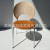 Nordic Dining Chair Home Ins Backrest Retro Dining Table and Chair Simple Negotiation Sun Chair Leisure Shell Chair