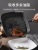Cast Iron Pan Steak Pot Striped Steak Pot Wooden Handle Steak Dedicated Pot Uncoated Thickened Steak Frying Pan Meat Roasting Pot