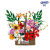 with Lego Small Particles DIY Flowers Decorative Flower Arrangement Home Ornaments Assembled Toy Gift for Women