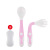 Baby about Children's Tableware Curved Spoon Fork Set Baby Eating Spork Crooked Spoon Practice