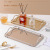 Tray Stainless Steel Nordic Entry Lux Style Mirror Plate Cup Tray Snack Dish Cosmetics Rectangular Storage Tray