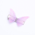 Ancient Costume Fantasy Hair Accessories Simulation Butterfly Pink Headdress for Han Chinese Clothing Three-Dimensional Tulle Diamond Butterfly Side Clip Girl's Hair Hoop