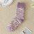 SocksSocks Women's Fantasy Purple Warm Thickened Terry-Loop Hosiery Room Socks Autumn and Winter Mid-Calf Length Socks Terry