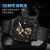 Tik Tok Live Stream Hot Waterproof Luminous Square Watch Trendy New Men's Watch with Calendar Hollow Belt