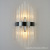 Wall Lamp Nordic Crystal Lamp Simple Modern Corridor Aisle Light Internet Celebrity Bedroom Living Room Background