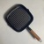 Cast Iron Pan Steak Pot Striped Steak Pot Wooden Handle Steak Dedicated Pot Uncoated Thickened Steak Frying Pan Meat Roasting Pot